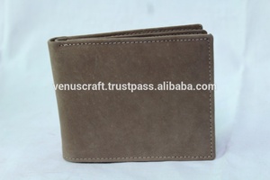 100% portefeuilles pour hommes en cuir véritable avec fente pour monnaie et porte-carte d'accès produit personnalisé de qualité supérieure - Product Image 3