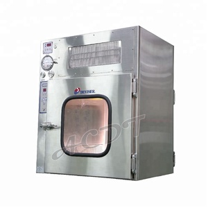 Dòng chảy không khí laminar hộp lớp 100 sạch hộp với H14 lọc hiệu quả PIC/S tuân thủ năng động vượt qua hộp và có thể nhìn thấy cửa sổ kính - Product Image 1