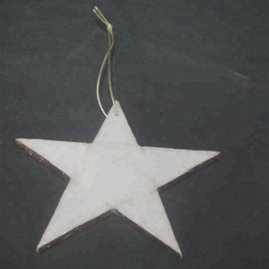 2024ขายร้อนหินอ่อนดาวแขวนประดับบ้านคริสต์มาสรูปหัวใจหินอ่อนหัวใจเครื่องประดับแขวนสำหรับคริสต์มาส - Product Image 1