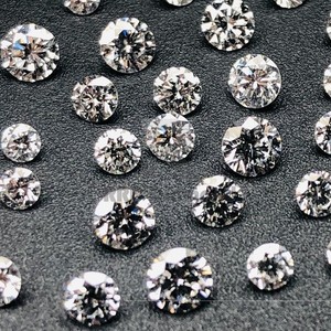 Lab Grown D E F Color 0,60 a 0,69 Quilates I Pureza Blanco suelto Pulido CVD Diamantes de corte redondo - Product Image 2