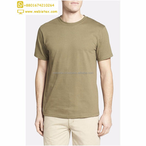Camiseta con estampado liso para hombre, Camisa de algodón orgánico 100%, manga corta, de alta calidad, de Ghana - Product Image 1