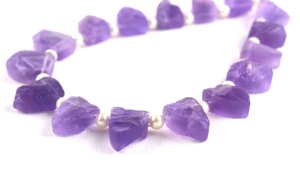 พลอยอเมทิสต์สีฟ้าพลอยไม่ผ่านการบำบัดหยาบจากธรรมชาติสำหรับบรรเทาความเครียดอัญมณีหลวม - Product Image 4