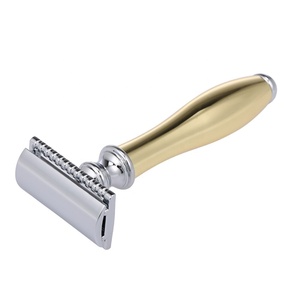 Double Edge Safety <b>Razor</b> Butterfly Open <b>Razor</b> with Stainless Steel Blades Shaving <b>Razor</b> for <b>Men</b> - Product Image 2