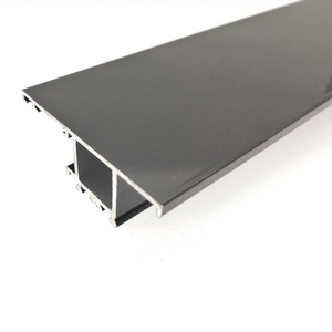 6063 T6 Lisse Gris Poudre Enduit D'extrusion Thermique <span class=keywords><strong>Pause</strong></span> Aluminium Profil - Product Image 1
