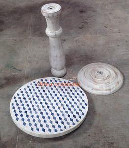 Table d'appoint de luxe en incrustation d'os pour salon et école fabricant grossiste de meubles de maison convertibles en Inde - Product Image 4