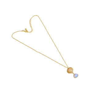 Rainbow Moonstone Collier en argent sterling 925 plaqué or Prix de gros Bijoux en gros Fabrication Casa De Plata - Product Image 1