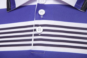 เสื้อยืดกอล์ฟของผู้ชาย,เสื้อโปโลระบายอากาศได้ดีผ้าคอตตอนเล่นกอล์ฟสไตล์ใหม่ - Product Image 4