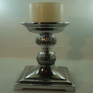 Soporte de vela de aluminio de estilo moderno hecho a mano decoración del hogar de buena calidad Ins para Pascua empaquetado en caja - Product Image 1