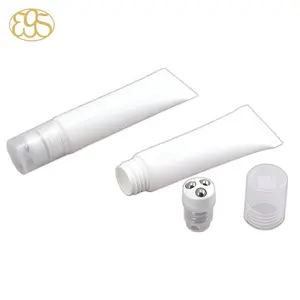 Triple roller ball cosmetic tube with luck design