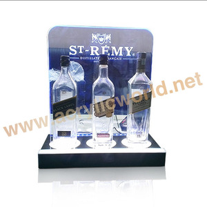 Présentoir de bouteilles en acrylique à LED Présentoir de bouteilles de vin en acrylique Présentoirs de liquides personnalisés - Product Image 3