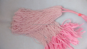 Cuentas de ópalo rosa para joyería, piedra preciosa Natural suelta, hecha a máquina - Product Image 2