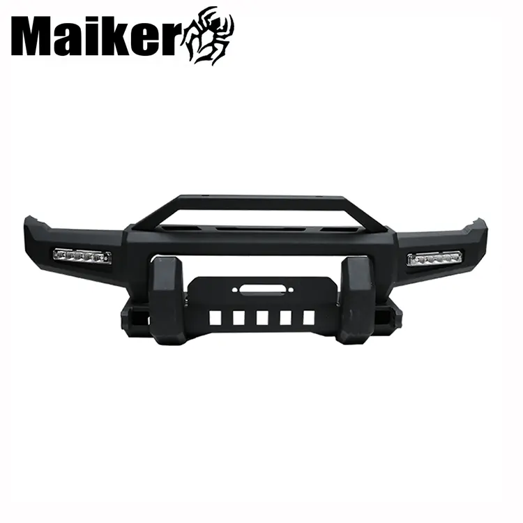 Japanese car accessories front bumper bar with fog lamp for Suzuki Jimny bull bar parts