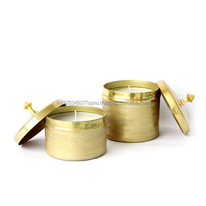 Gold <b>Pillar</b> <b>Candle</b> Holder - Product Image 2