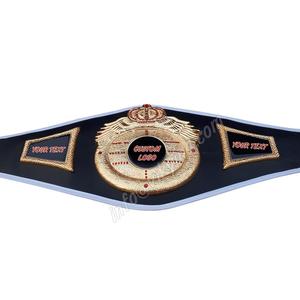 Ceinture en cuir personnalisée pour champion de boxe, MMA / Boxe / Lutte / Muay Thai / Kick-boxing / Médailles - Product Image 1