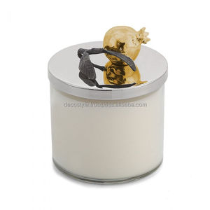 Hoja de tarro vela frasco con tapa de metal - Product Image 2