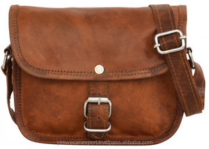 Dernier Sac de messager en cuir véritable unisexe vintage élégant de Bohème Écologique Fait à la main fabricant indien Prix de gros - Product Image 5