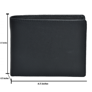 Hot Sale on High Capacity Genuine Leather <b>Wallet</b> for Men with Secure Storage for <b>Cards</b> Cash and IDs Available For Sale - Product Image 5