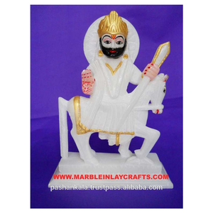Khatu Shyam Ji รูปปั้นหินอ่อนสีขาว - Product Image 1