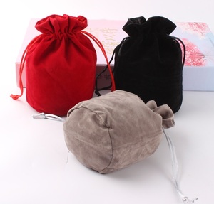 ถุงกำมะหยี่สีดำถุงรูดกำมะหยี่ถุงบรรจุขวดกำมะหยี่ - Product Image 5