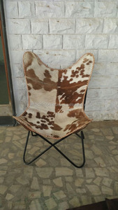 Hardoy mariposa Silla de cuero de vaca - Product Image 3