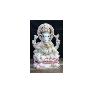 Estatua de mármol de la India, Dios indio, Ganesha - Product Image 1