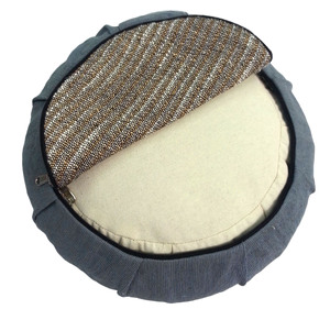 Indian Supplier's Solid Pleated <b>Zafu</b> Cushion Stylish Therapy Outdoor Cushion 100% Cotton Removable & Washable Yoga & Meditation - Product Image 6