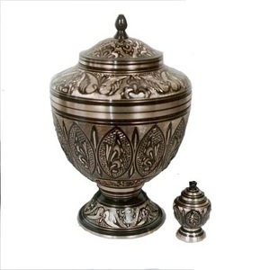 Urnas de cremación de Metal de latón de alta calidad, forma personalizada, equipo de servicio funerario decorativo, urnas de cremación para cenizas de adultos - Product Image 2