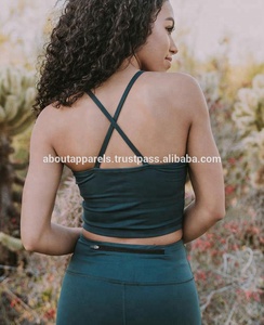 เสื้อกล้ามเอวลอยระบายอากาศได้สำหรับผู้หญิงเสื้อครอปเอวลอยแบบเซ็กซี่ - Product Image 2