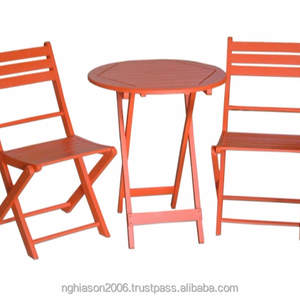 2024 nouveauté luxe Patio meubles de jardin extérieur acacia bois acacia pour ensemble de Table de jardin - Product Image 1