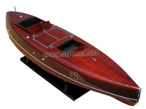 BATEAU BOOTLEGGER BATEAUX DE VITESSE EN BOIS MODÈLE-BATEAUX D'ARTISANAT Art & Collection GIA NHIEN CO. LTD - Product Image 2