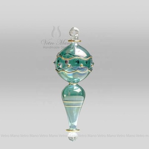 Egipcio de vidrio hecho a mano Navidad ornamento - Product Image 1