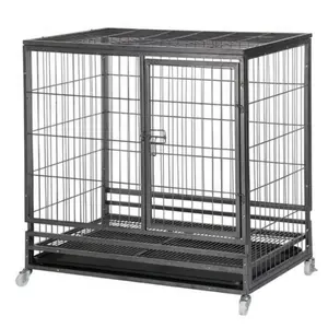 Heavy Duty Wholesale Metal Kennel Collapsible Dog Cage Dog Furniture with Door