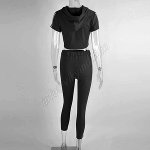 ชุดวอร์มพิมพ์ลายสำหรับผู้หญิงชุดโยคะชุดออกกำลังกายชุดออกกำลังกายกางเกงเลกกิ้งออกกำลังกายเข้ารูปในยิม - Product Image 4