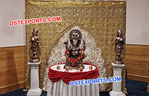 Décoration de réception sur le thème du Rajasthan pour mariage, décoration sur le thème de Ganpati pour mariage - Product Image 2