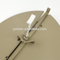 Jointair BD OEM HVAC Volets papillons manuels en acier galvanisé pour conduits d'air, régulateurs de volume, installation facile, design graphique moderne, garantie 1 an