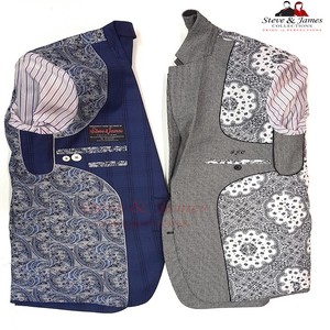 เสื้อแจ็คเก็ตแขนยาวกันลมระบายอากาศได้ดีสำหรับผู้ชาย Steve & James สไตล์ลำลองสำหรับธุรกิจ-ทำจากขนสัตว์ 100% รับบริการ OEM - Product Image 2