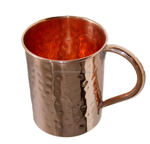 MOSCOU MULE TUMBLER TASSES pour THÉ BIÈRE CAFÉ JUS MARTELLÉ DESIGN - Product Image 1