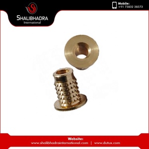 Écrou d'insertion multi-têtes en laiton de qualité supérieure, filetage M3, surface polie de haute qualité, emballage personnalisé, fournisseur OEM Inde - Product Image 3