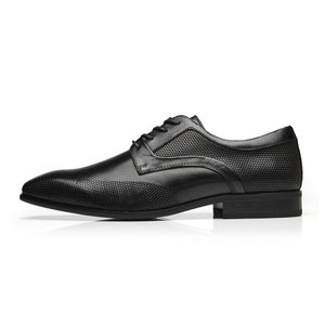 Zapatos de vestir hechos a medida de cuero de becerro, cómodos, suaves y negros - Product Image 2