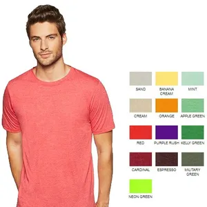 T-shirt en jersey simple 100% coton à manches courtes pour homme de marque personnalisée, écologique, anti-froissement, avec bordure contrastée, sérigraphie - Product Image 1