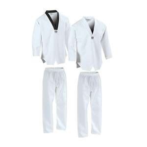Uniforme de artes marciales blancas con logotipo personalizado de alta calidad para Karate y Taekwondo - Product Image 6