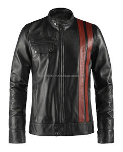 Chaqueta de cuero profesional de cuero genuino, servicio OEM - Product Image 4