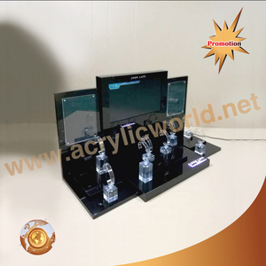Vitrine de luxe en acrylique, meuble d'exposition avec lumière Led rotative, Offre Spéciale - Product Image 2