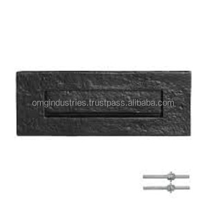 Omdg ngành công nghiệp gang đen cổ tấm Tường dùng một lần hình chữ nhật Thư hộp gỗ kim loại đồng thau thưởng thức món ăn - Product Image 3