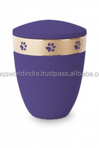 Brassworld India American Style Metal Pet Cremation <b>Urn</b> Premium Funeral Supplies - Product Image 3