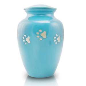 โกศบรรจุอัฐิสัตว์เลี้ยง รุ่น Unique Memorial Golden Paw ทำจากทองเหลือง/อะลูมิเนียม สำหรับใส่เถ้ากระดูกในพิธีศพ - Product Image 3