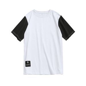 Camiseta de algodón estampada personalizada para hombre, ropa ecológica de manga corta con cuello redondo de talla grande OEM al por mayor - Product Image 1