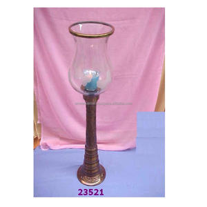 Lampe décorative en métal et en verre de restaurant d'hôtel de logo personnalisé en gros pour des hôtels - Product Image 1
