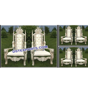 Sillas de Diseño para Novios, Sillas de Diseño Royal Wedding con Forma de León, Juego de Sillas Nupciales para Bodas Indias, California - Product Image 1