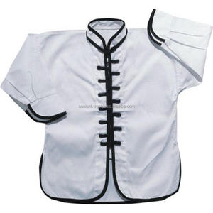 บุรุษที่มีคุณภาพสูงผ้าฝ้ายมาตรฐานสีฟ้ากังฟูเครื่องแบบ - Product Image 5